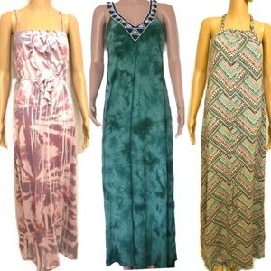 3 Maxi Dresses LOVE STITCH